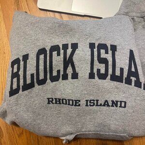 Women's Grey Hoodie Block Island size S